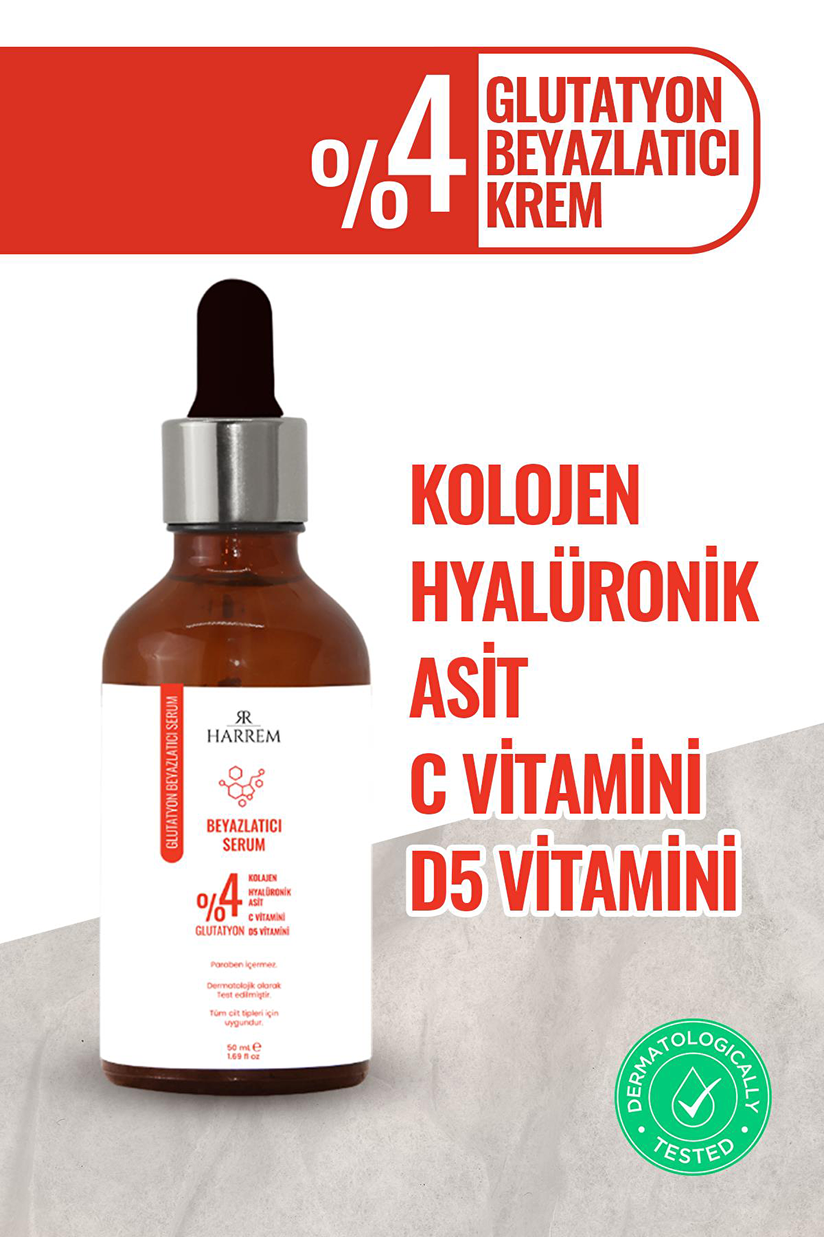 Glutatyon Beyazlat C Leke Kar T H Cre Yenileyici Serum Ml