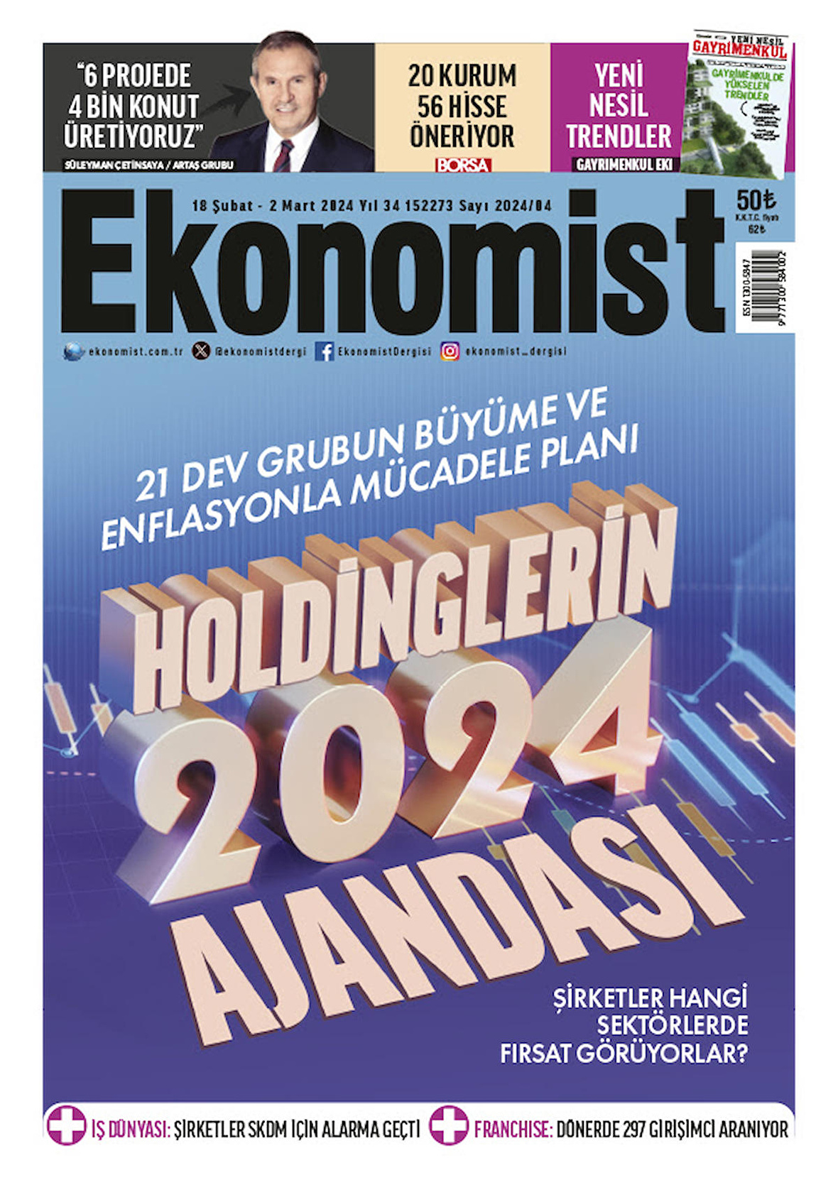 Ekonomist 18 Şubat 2 Mart 2024 Fiyatları ve Modelleri Pazarama