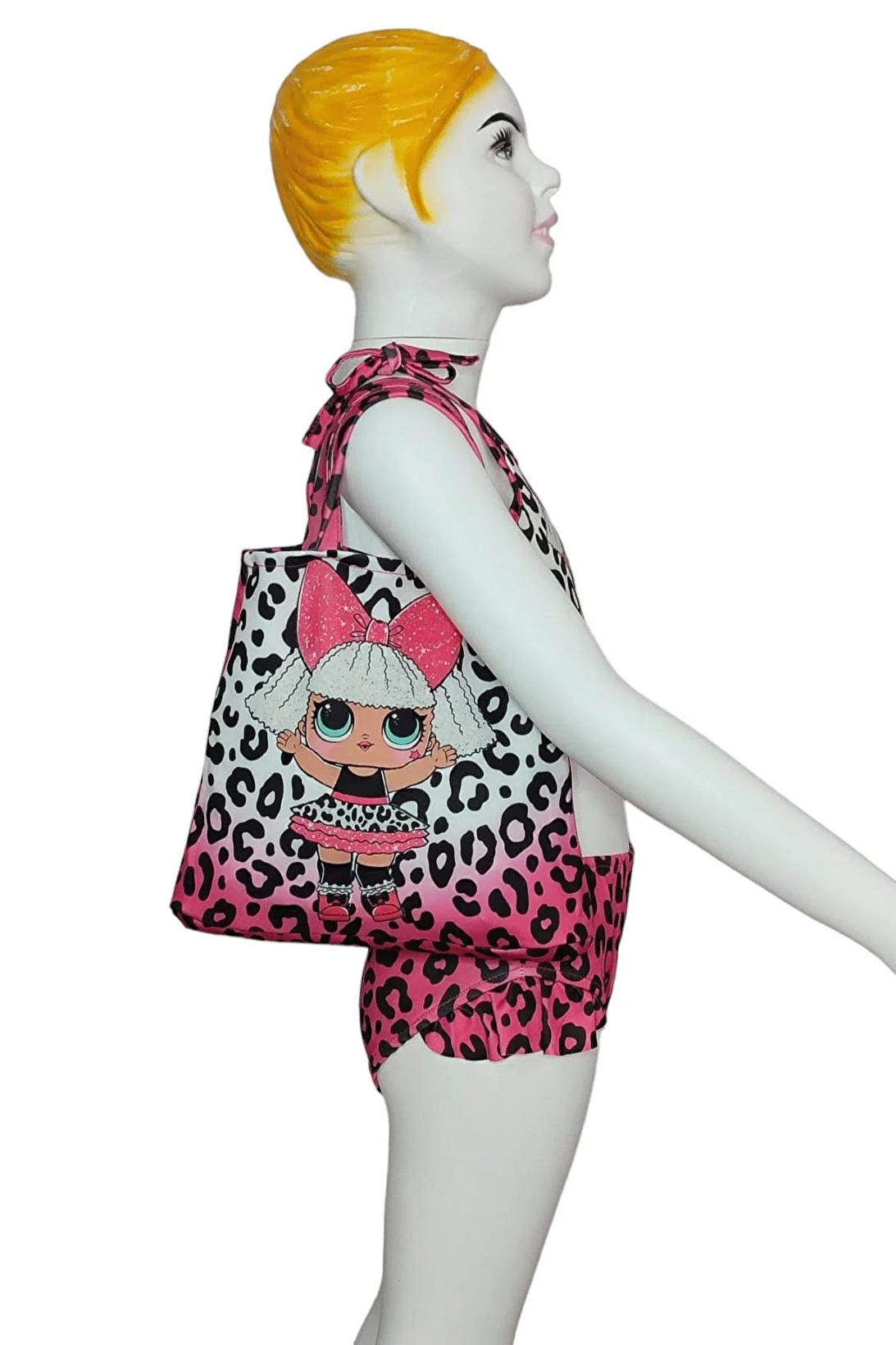 K Z Ocuk Leopar Bask L Plaj Antal Bikini Tak M Fiyatlar Ve