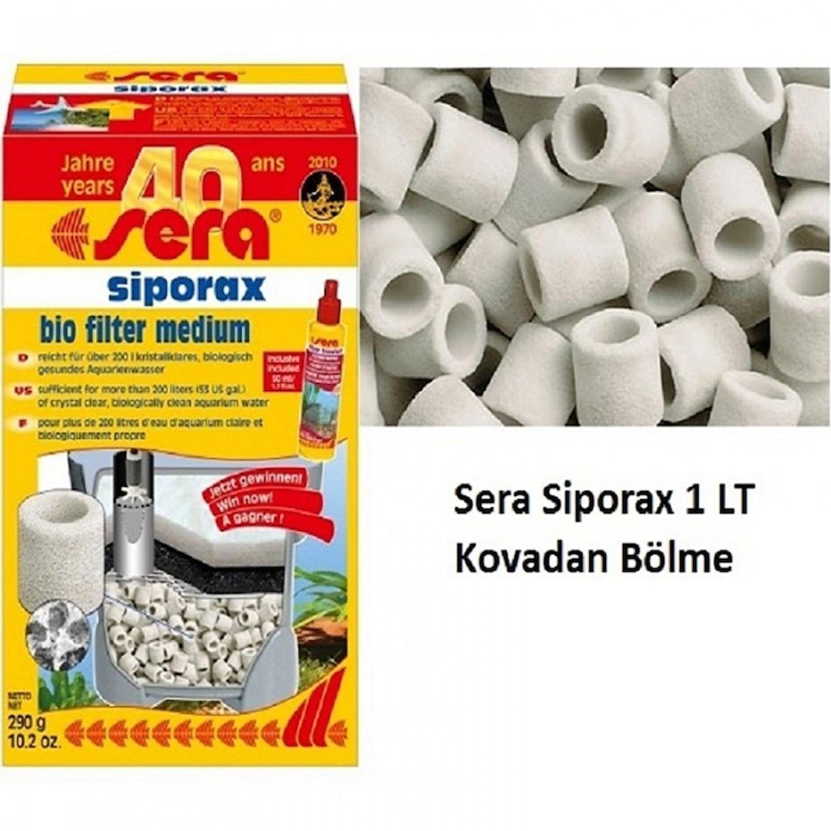 Sera Siporax Filtre Malzemesi 1 Litre 290 Gr Fiyatları ve Modelleri