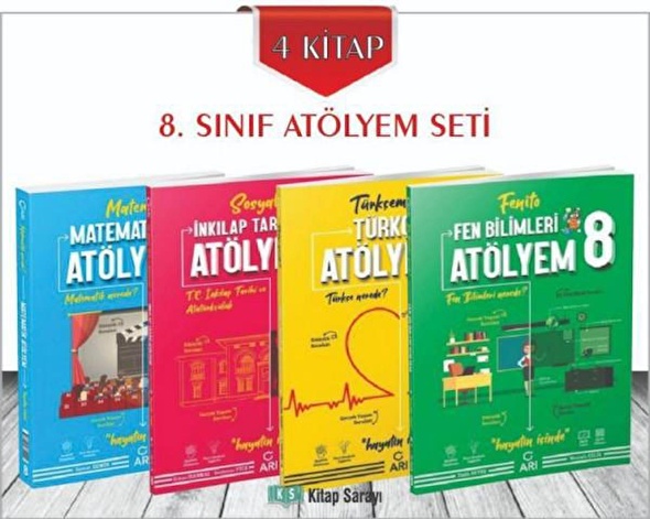 8 Sınıf Atölyem Seti 4 Kitap Arı Yayınları Fiyatları ve Modelleri