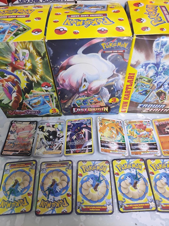 Pokemon Oyun Kartları 450 Adet 150 Paket Her Pakette 3 Adet Yeni