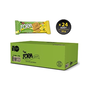Eti Form Limon Lifli Kepekli Bisküvi 50 g x 24 Adet