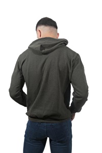 Erkek Kapüşonlu kampanya Füme Kanguru Sweatshirt