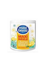 Mavi Beyaz Limon Kokulu Maxi Dev Rulo Kağıt Havlu x 4 Paket