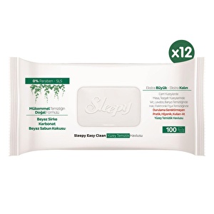 Sleepy Easy Clean Yüzey Temizlik Havlusu 12x100 (1200 Yaprak)