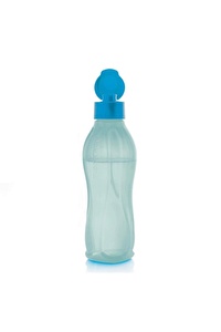TUPPERWARE 750 ML MAVİ KOLAY KAPAK SU ŞİŞESİ