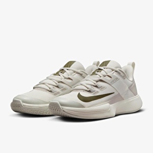 Nike Court Vapor Lite Krem/Zeytin Kadın Tenis Ayakkabısı