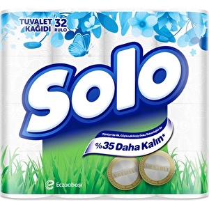 Solo Tuvalet Kağıdı 32 Li x 3 Adet 96 Rulo Akıllı Seçim