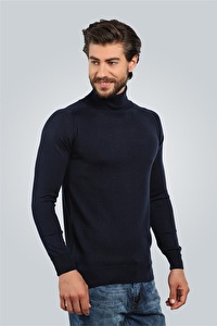 Tudors Slim Fit Dar Kesim Tam Balıkçı Yaka Düz Erk