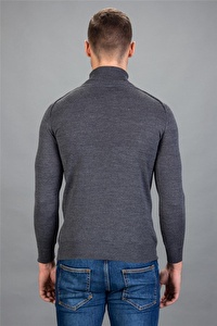 Tudors Slim Fit Dar Kesim Tam Balıkçı Yaka Düz Erk