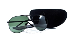 HERMOSSA  1030 C4 61  Unisex SİYAH Damla Çerçeve Güneş Gözlüğü