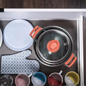 Tefal Optispace Çelik Tencere Seti - 6 Parça