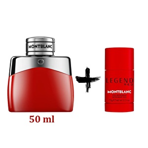Montblanc Legend Red EDP Çiçeksi Erkek Parfüm 50 ml &Montblanc Legend Red Stick Deodorant 75 ml 