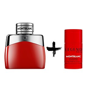 Montblanc Legend Red EDP Çiçeksi Erkek Parfüm 30 ml &Montblanc Legend Red Stick Deodorant 75 ml 