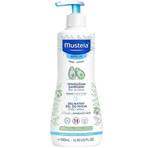 Mustela Gentle Cleansing Gel 500 ml (Yenidoğan Şampuanı)
