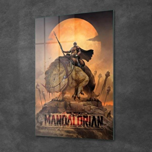 Decovetro Cam Tablo Star Wars Mandalorian Season