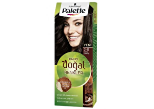 Palette Kalıcı Doğal Renkler Saç Boyası 3-0 Koyu Kahve 3 Paket