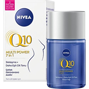 Nivea Q10 Vücut Sıkılaştırıcı Vücut Yağı 100ml,Çatlak Görünümünü Azaltır,2 Haftada Sıkılaştırır