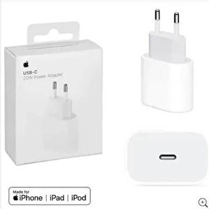 iPhone 20 W USB-C Güç Adaptörü Hızlı Şarj Başlığı - Type-C Lightning Şarj Başlığı