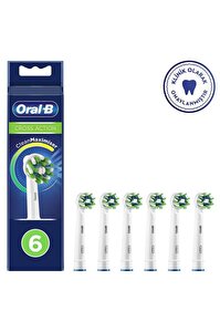 Oral-B Cross Action 6’lı Cleanmaximizer Teknolojili Yedek Fırça Başlığı