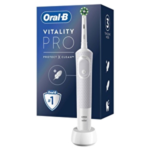 Oral-B Vitality Pro Şarjlı Diş Fırçası Beyaz Protect X Clean