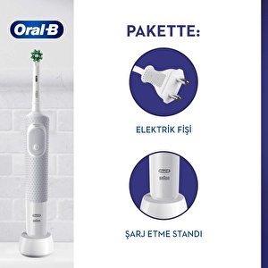 Oral-B Vitality Pro Şarjlı Diş Fırçası Beyaz Protect X Clean