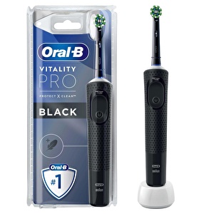 Oral-B Vitality Pro Şarjlı Diş Fırçası Siyah Protect X Clean