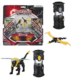 MONSUNO, Lisanslı Mega Arena, 4 Adet Kapsül-4 Figür-4 KART Full Oyun SETİ