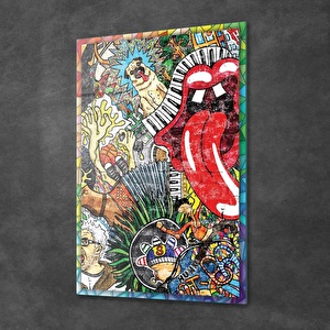 Decovetro Cam Tablo Pop Art Karma
