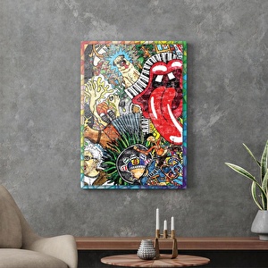 Decovetro Cam Tablo Pop Art Karma