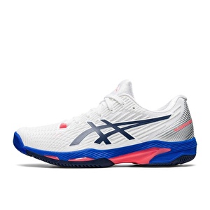 Asics Solution Speed FF 2 Beyaz/Mavi Kadın Tenis Ayakkabısı