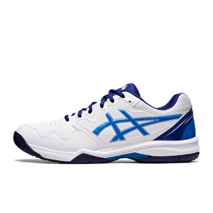 Asics Gel-Dedicate 7 Beyaz Mavi Erkek Tenis Ayakkabısı