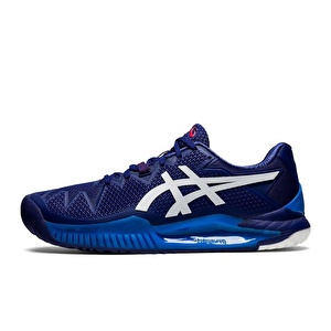 Asics Gel-Resolution 8 Mavi Erkek Tenis Ayakkabısı