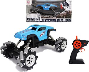 Toys e Toys Twist Car Climbing Uzaktan Kumandalı Şarjlı 4x4 Arazi Jeepi Rock Crawler - Mavi