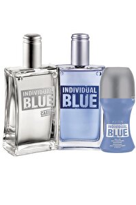 Avon Individual Blue ve BlueCasual Rolon Erkek Parfüm Seti