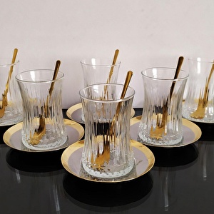 Paşabahçe 42901 Elysia Tepsili Çay Bardak Seti- 20 Parça