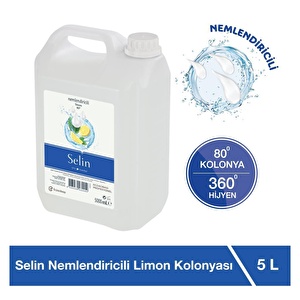 Selin Nemlendiricili Limon Kolonyası 5 lt x 2 Adet