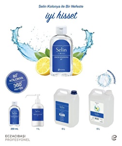 Selin Nemlendiricili Limon Kolonyası 5 lt x 2 Adet