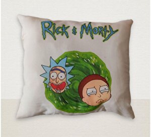 Rick and Morty Tasarımlı Yastık