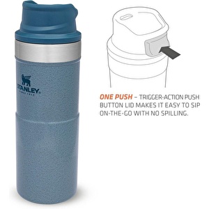 Stanley Classic The Trigger-Action Travel Mug 0.35 Lt (Hammertone Ice)