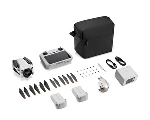 DJI Mini 3 Fly More Combo Plus (DJI RC) - 4 K Video, 12 MP, 51 dk Uçuş Süresi, Gerçek Dikey Çekim