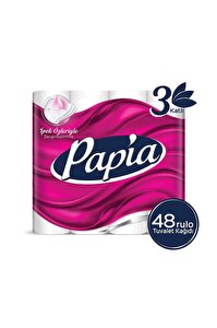 Papia Ipek Özlü Tuvalet Kağıdı 48 Rulo