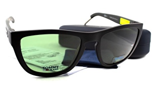 TOMMY JEANS  0002/S 3OLQT 54  Unisex SİYAH Köşeli Çerçeve Güneş Gözlüğü