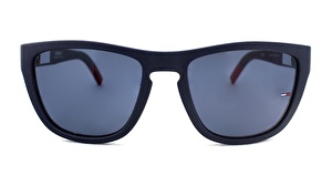 TOMMY JEANS  0002/S FLLKU 54  Unisex SİYAH Köşeli Çerçeve Güneş Gözlüğü