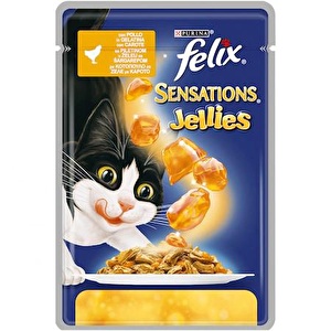 Felix Sensations Tavuklu Havuçlu Kedi Konservesi 100 Gr