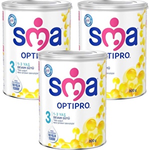 Sma Optipro 1 No 800g 0-6 Ay Bebek Devam Sütü x3 Adet