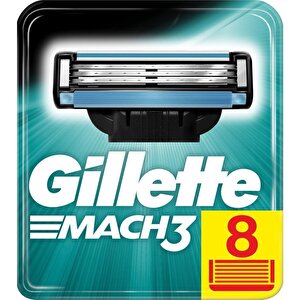 Gillette Mach3 Yedek Tıraş Bıçağı 8'li Karton Paket