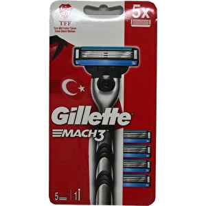 Gillette Mach 3 Tiras Makinesi + 5 Yedek Biçak