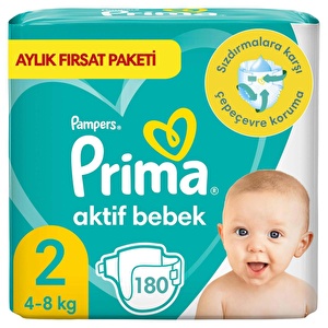 Prima Aktif Bebek Aylık Fırsat Paketi 2 beden 180li